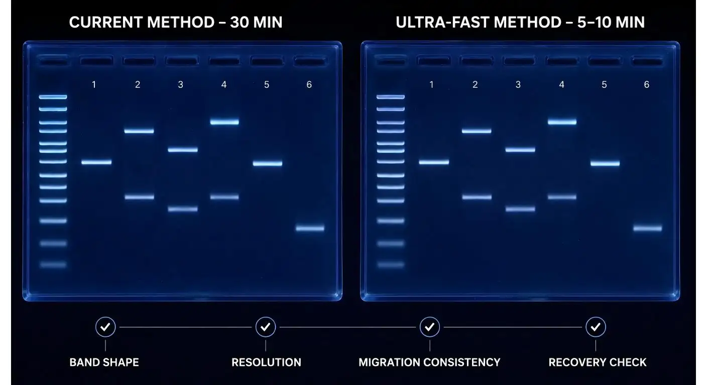 Ultra-rychlý elektroforézní buffer
